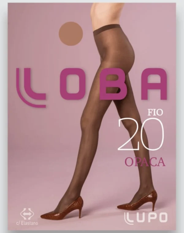 Loba 20: Meia Calça fio 20 Opaca Loba - Imagem 1