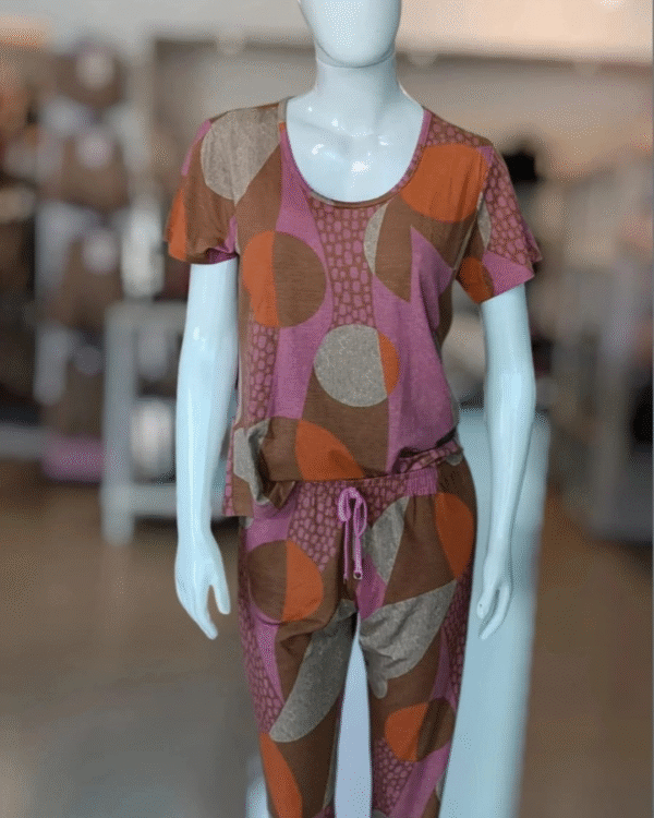 Pijama Estampado Calça Viscolycra - Imagem 2