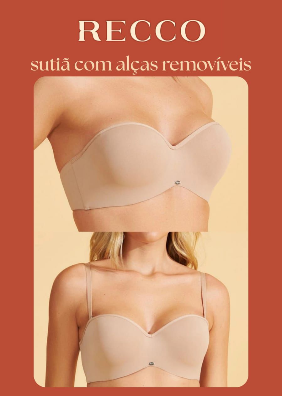 1 Sutiã RECCO com alças removíveis - Imagem 1