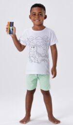 Pijama Infantil para Colorir - Imagem 2