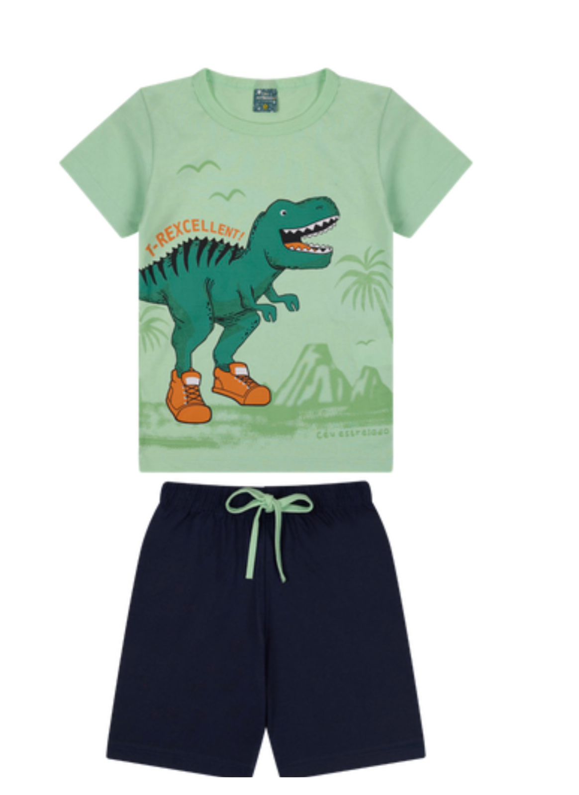8 Pijama Infantil Masculino - Imagem 1
