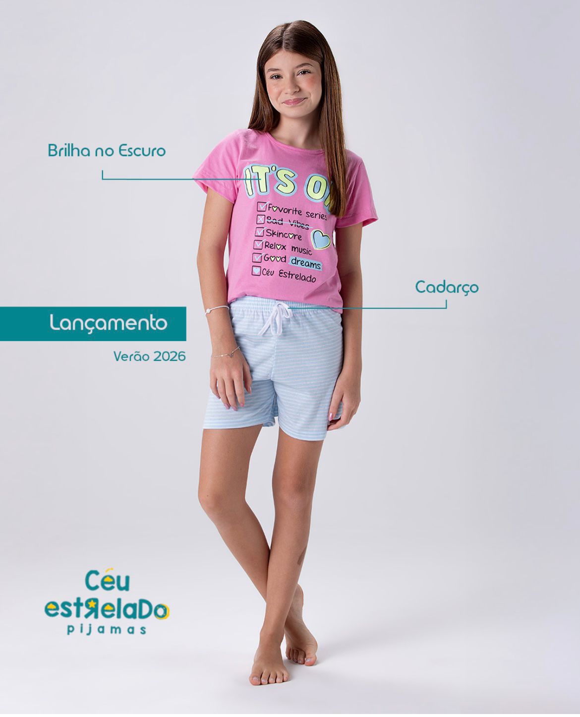 9 Pijama Infantil Feminino - Imagem 1