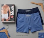 Kit com 2 Cuecas Boxer Microfibra